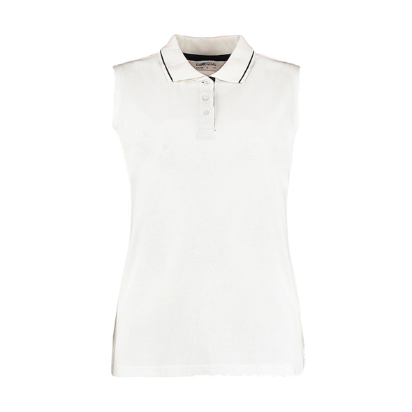 Polo clásico de mujer sin mangas Polo clásico de mujer sin mangas